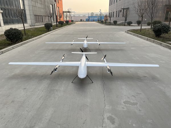 vtol plane vertical takeoff 3.7 meter wingspan 1.5KGS payload 3.5 hours